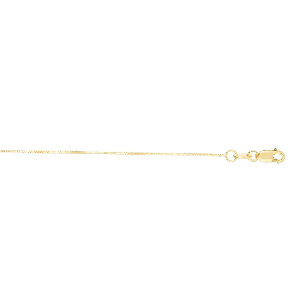 "v" Initial Necklace 14K Yellow Gold Size 18" - Image 2
