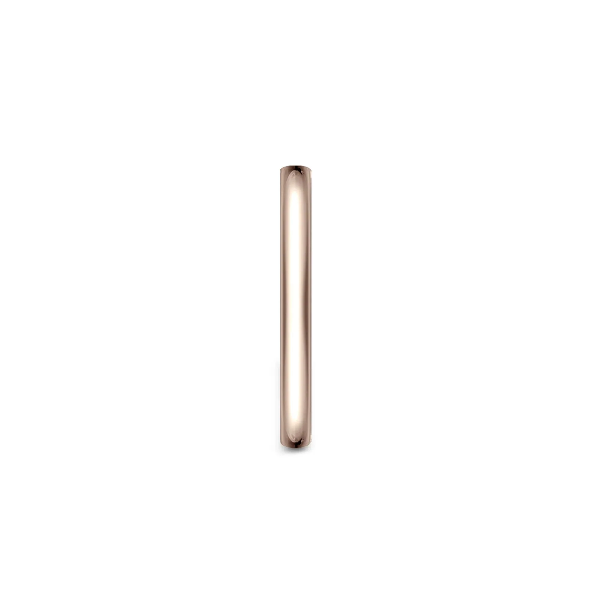 Thin Wedding Band Ring 14K Rose Gold Size 4 1mm - Image 3