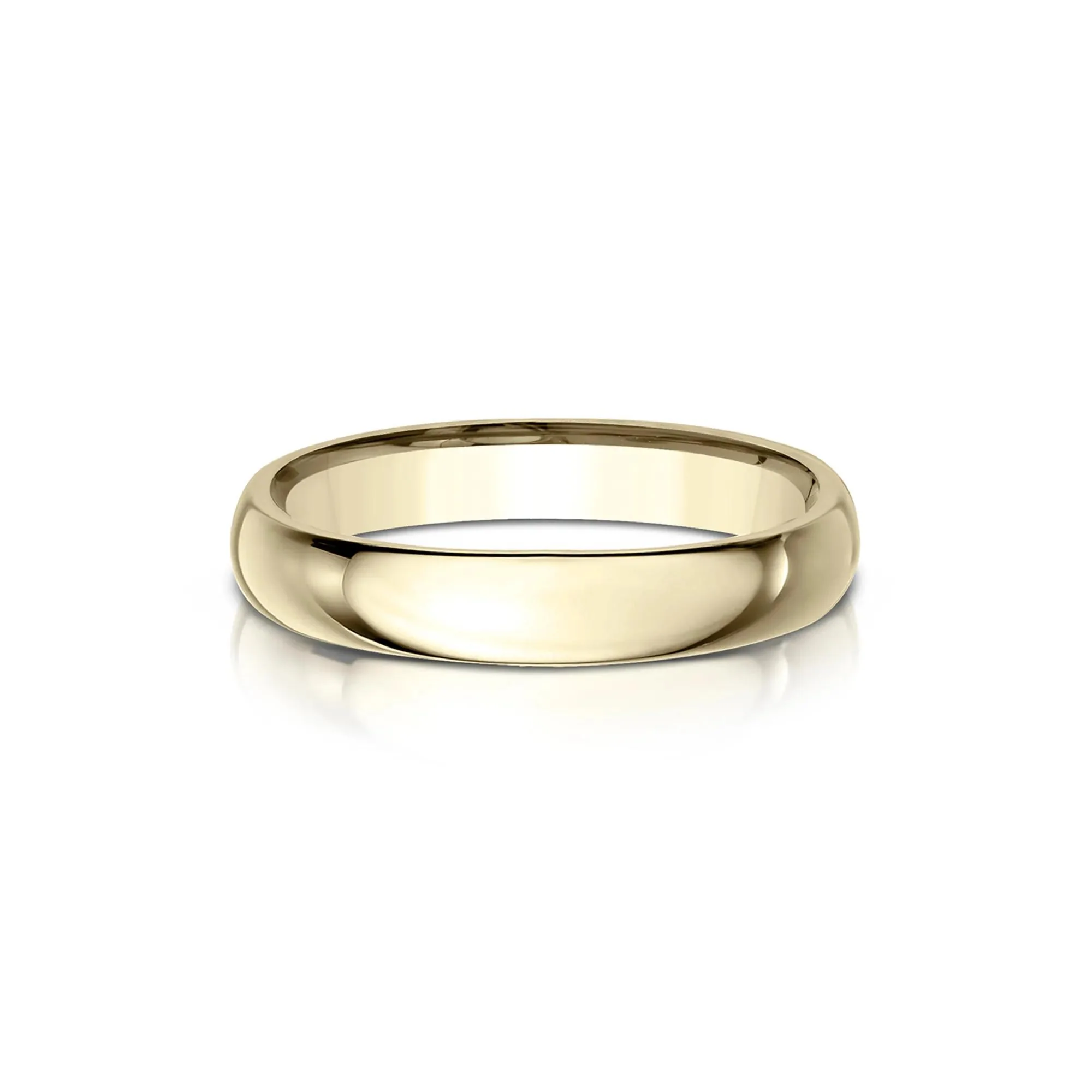 Wedding Band Ring 14K Yellow Gold Size 15 4mm - Image 3