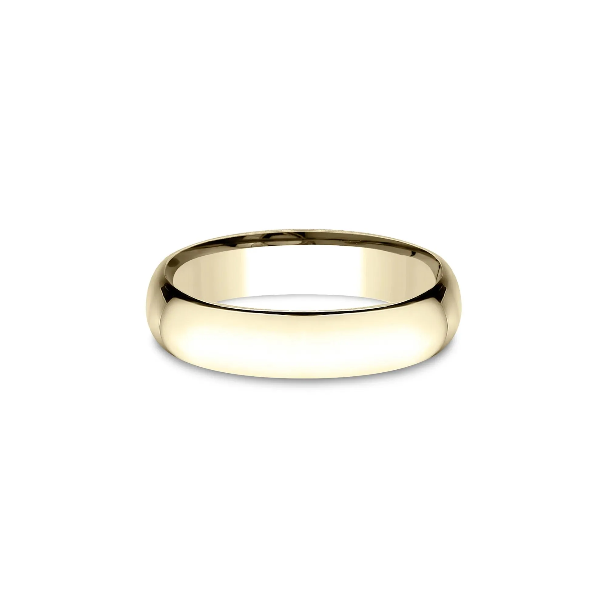 Wedding Band Ring 14K Yellow Gold Size 14 5mm