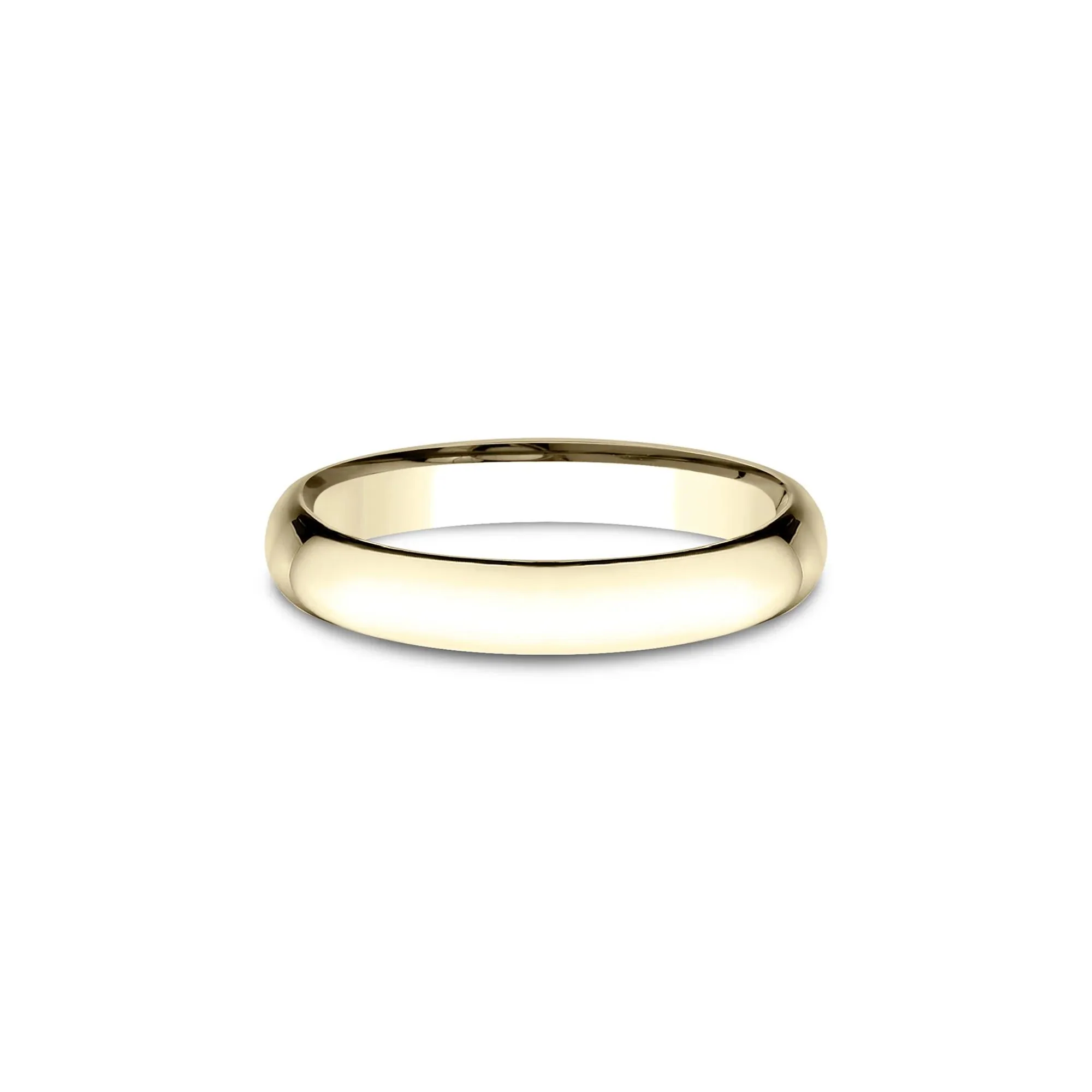 Wedding Band Ring 14K Yellow Gold Size 13.5 3mm