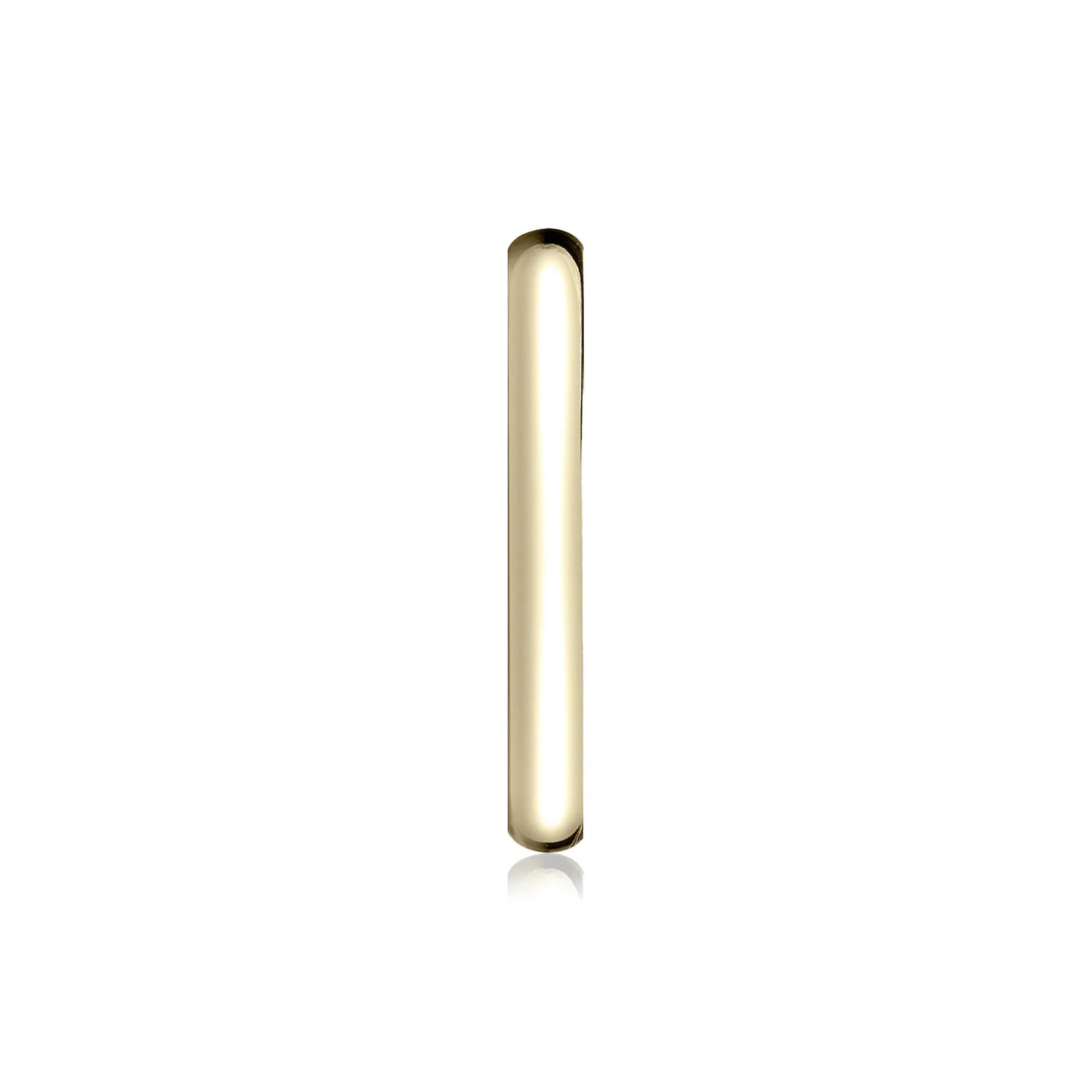 Wedding Band Ring 14K Yellow Gold Size 8 3mm - Image 2