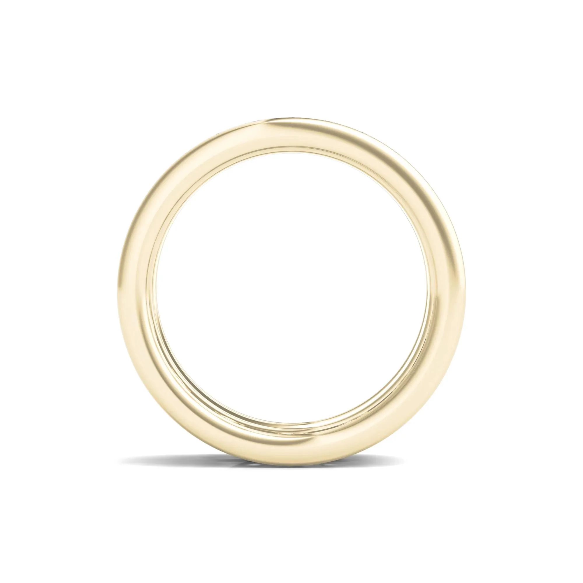 Round Lab Grown Diamond Double-Row Eternity Band Ring 14K Yellow Gold (3 5/8ct. Tw.) Size 8 - Image 2