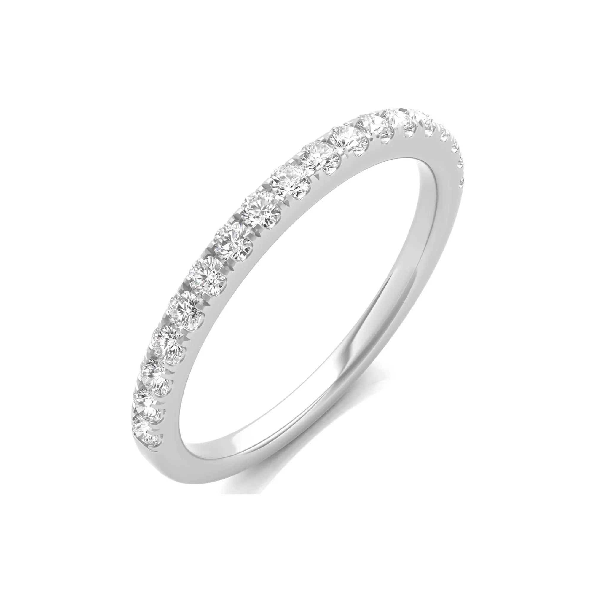 3 1/2 CT. Tw. Lab Grown Diamond Oval Bridal Set 14K White Gold Ring Round Brilliant Cut Size 5 - Image 6