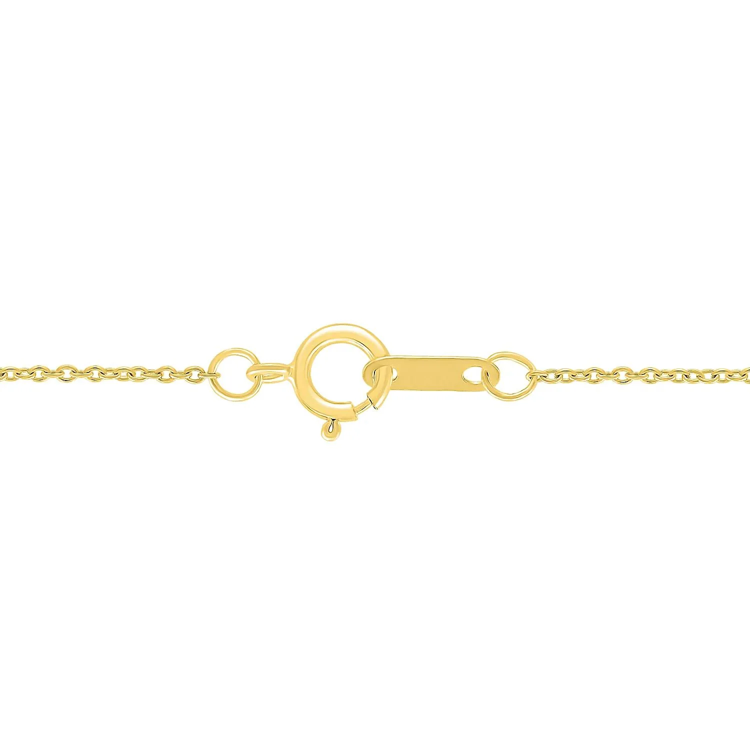 1/8 CT. Tw. Black and White Diamond Snake Necklace 10K Yellow Gold Size 17" - Image 3