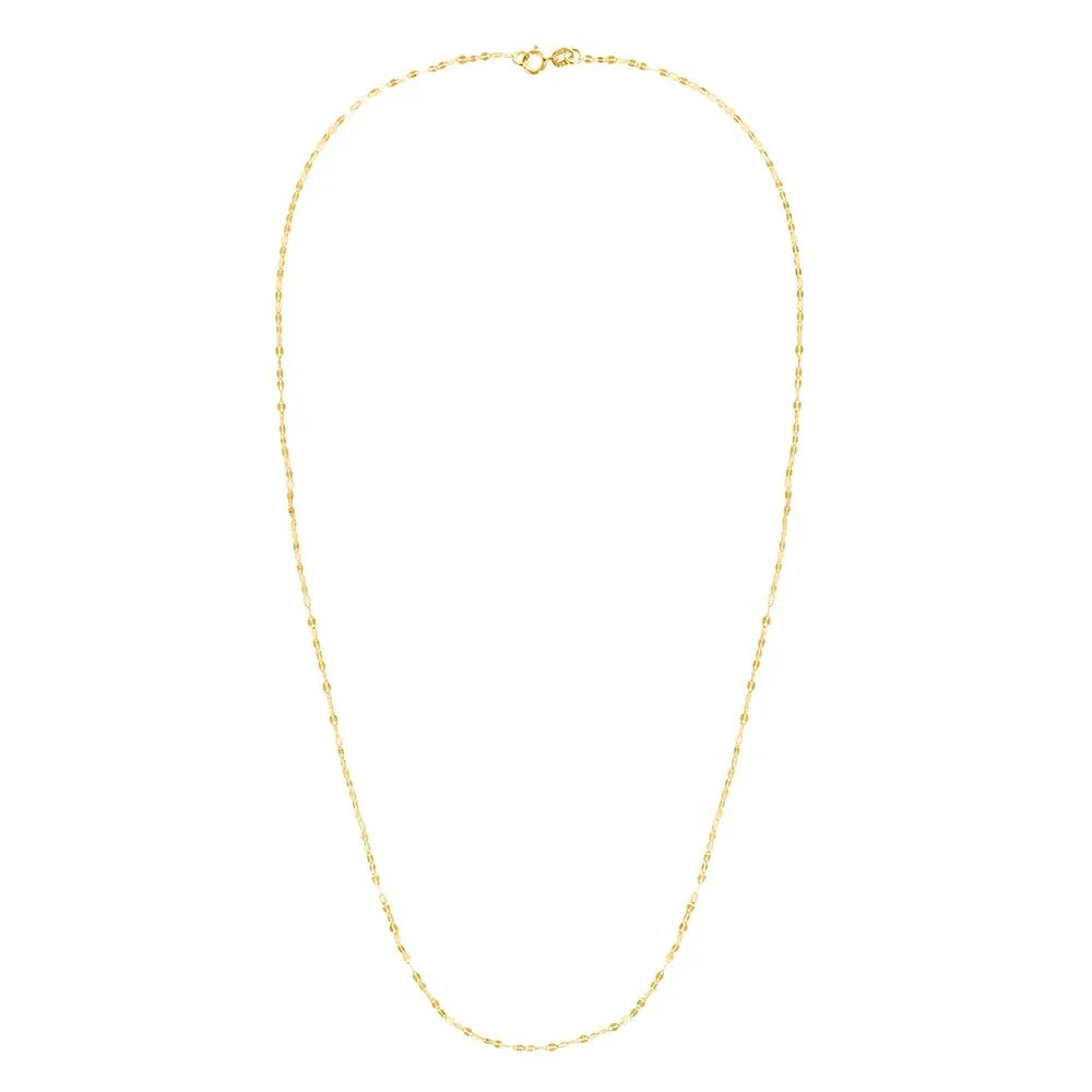 Mariner Chain 14K Yellow Gold Necklace Size 18"
