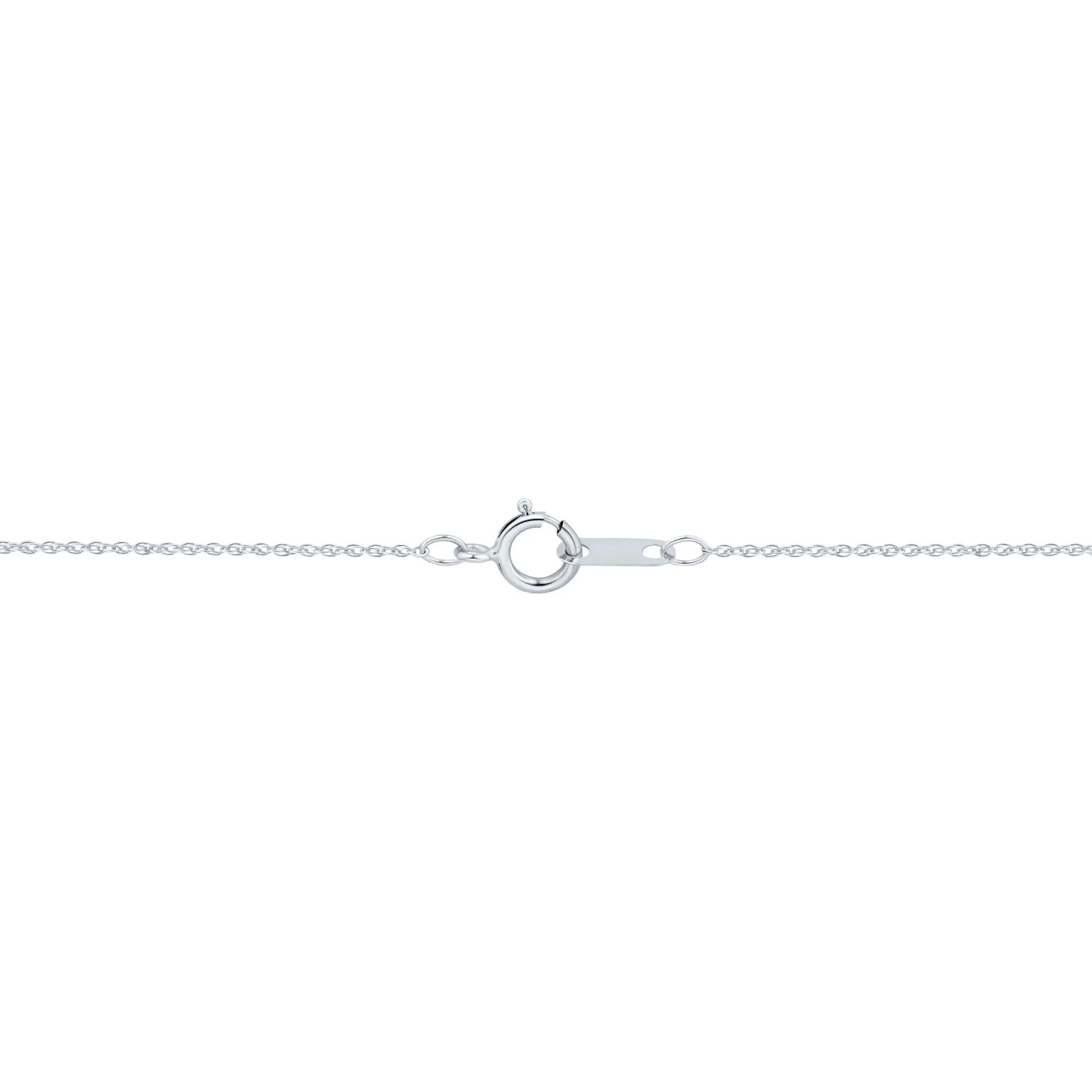 1 CT. Tw. Lab Grown Diamond Pendant Necklace and Earring Box Set 10K White Gold Size 18" - Image 4