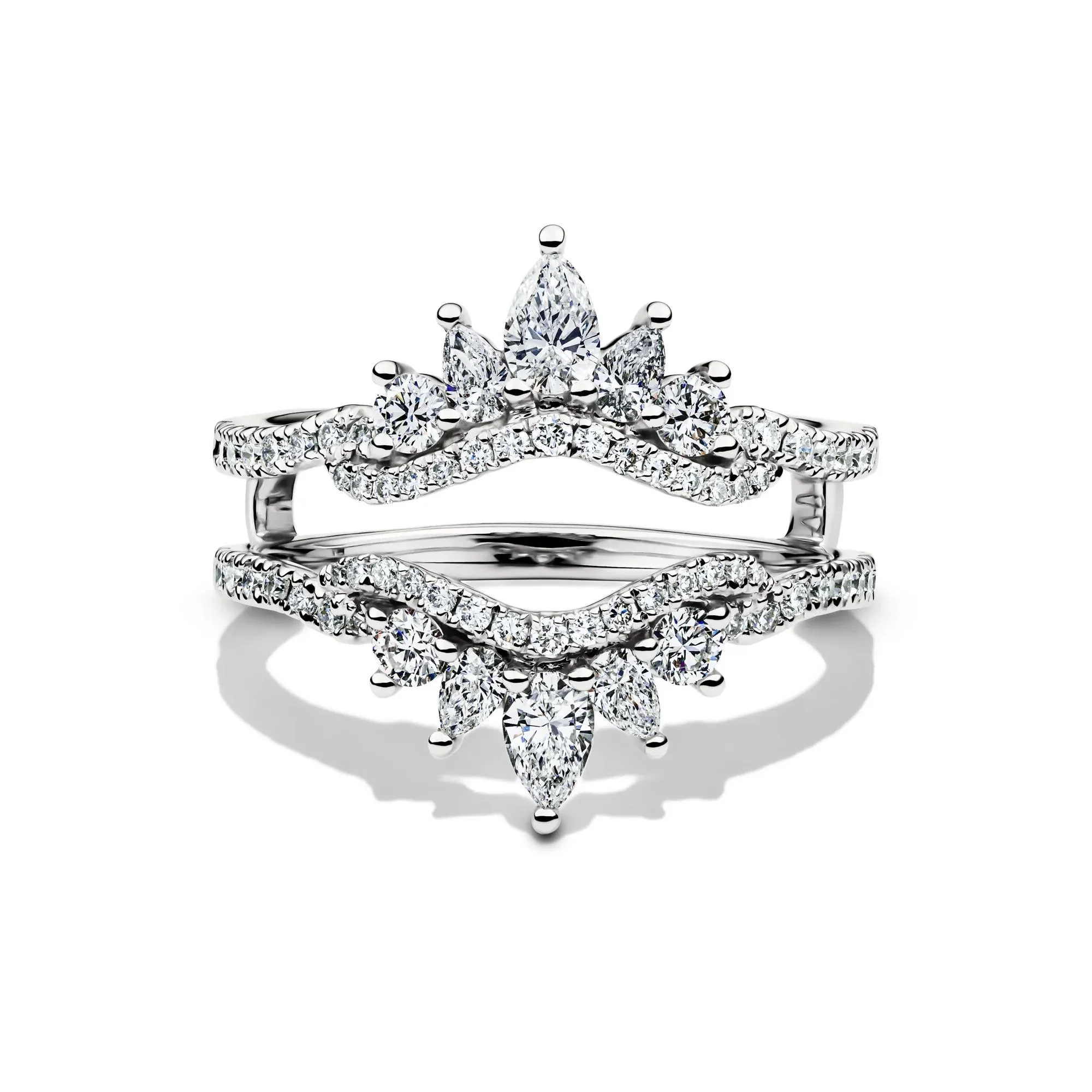 1 CT. Tw. Lab Grown Diamond Ring Insert 14K White Gold Size 8 5mm