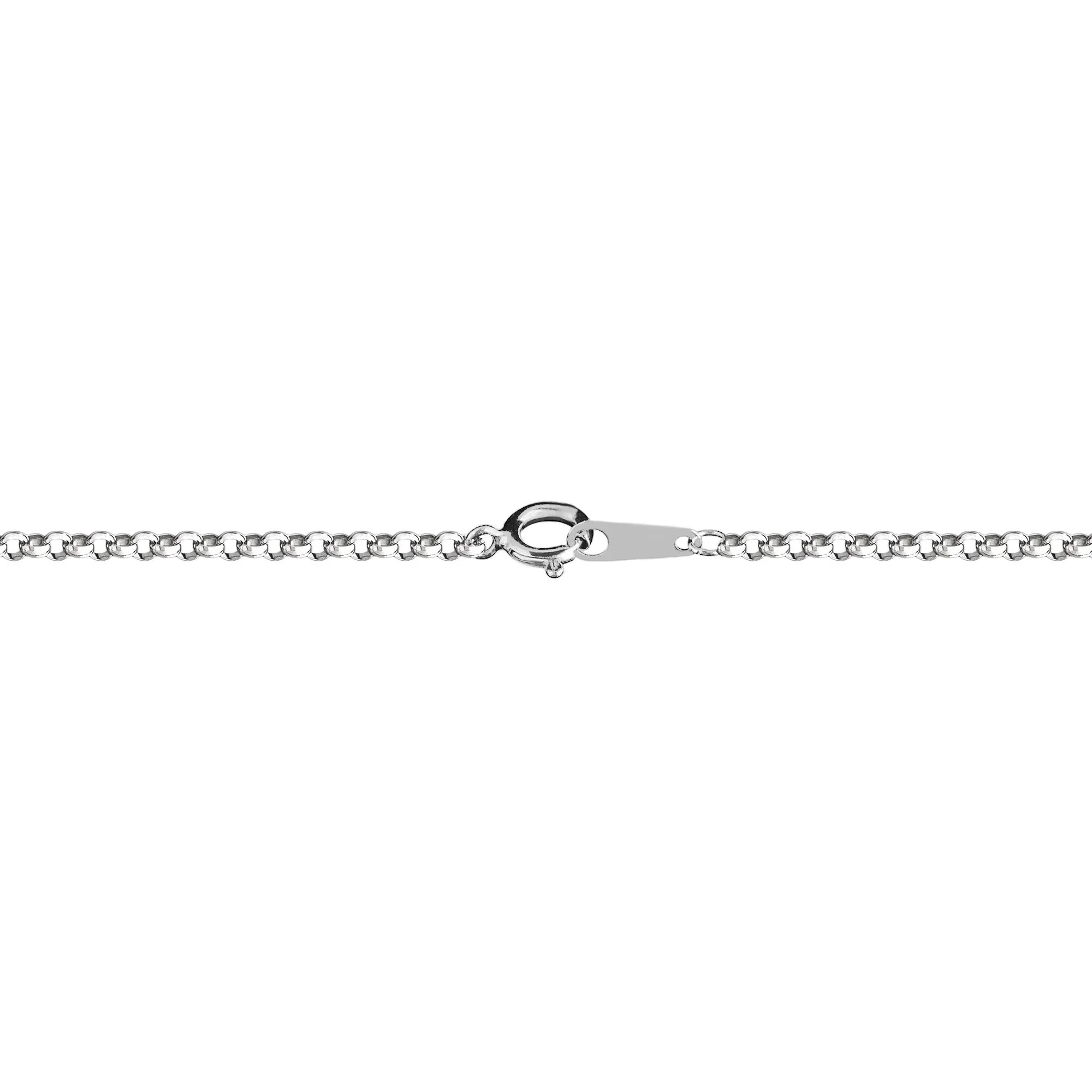 Heart Locket .925 Sterling .925 Sterling Silver Necklace White Size 18" - Image 4