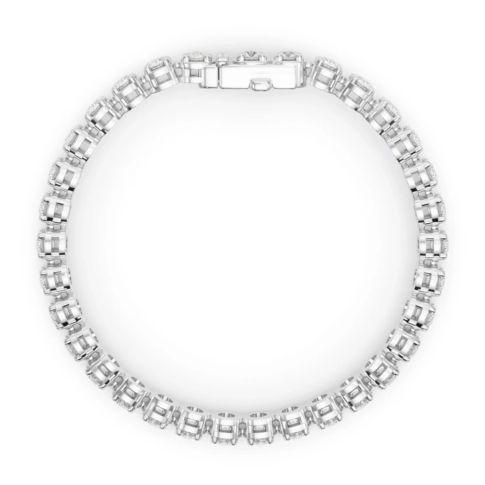 10 3/8 CT. Tw. Lab Grown Diamond Tennis Bracelet 14K White Gold Size 2.00mm - Image 2