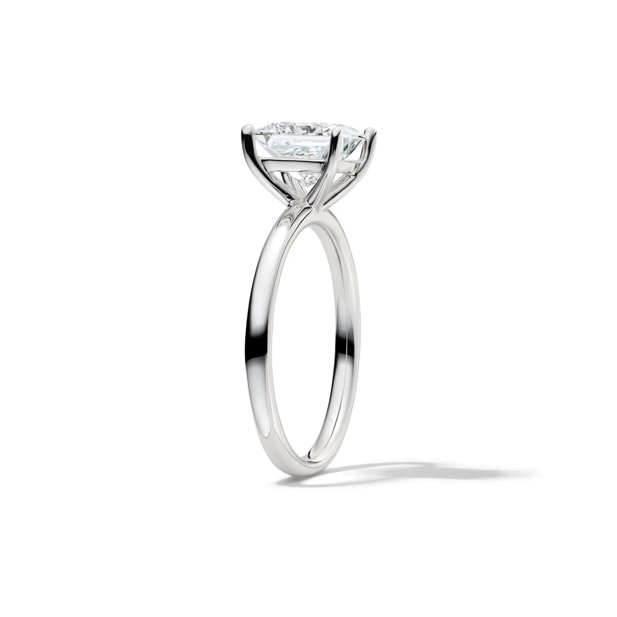 Lab Grown Diamond Princess-Cut Solitaire Engagement Ring 14K White Gold (2 CT.) Size 6.5 2mm - Image 3