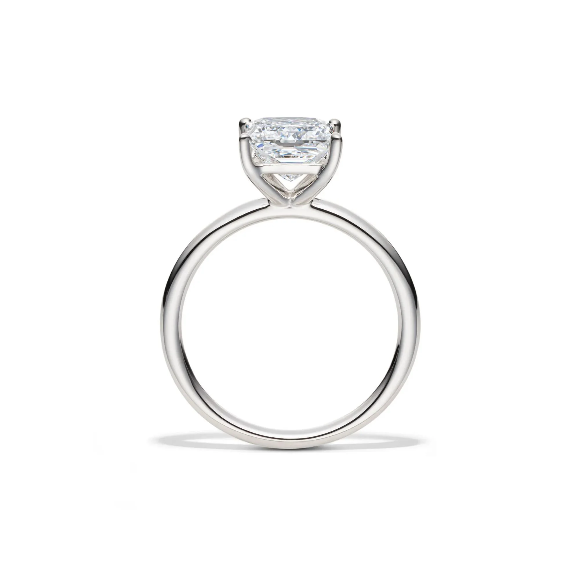 Lab Grown Diamond Princess-Cut Solitaire Engagement Ring 14K White Gold (2 CT.) Size 8 2mm - Image 2