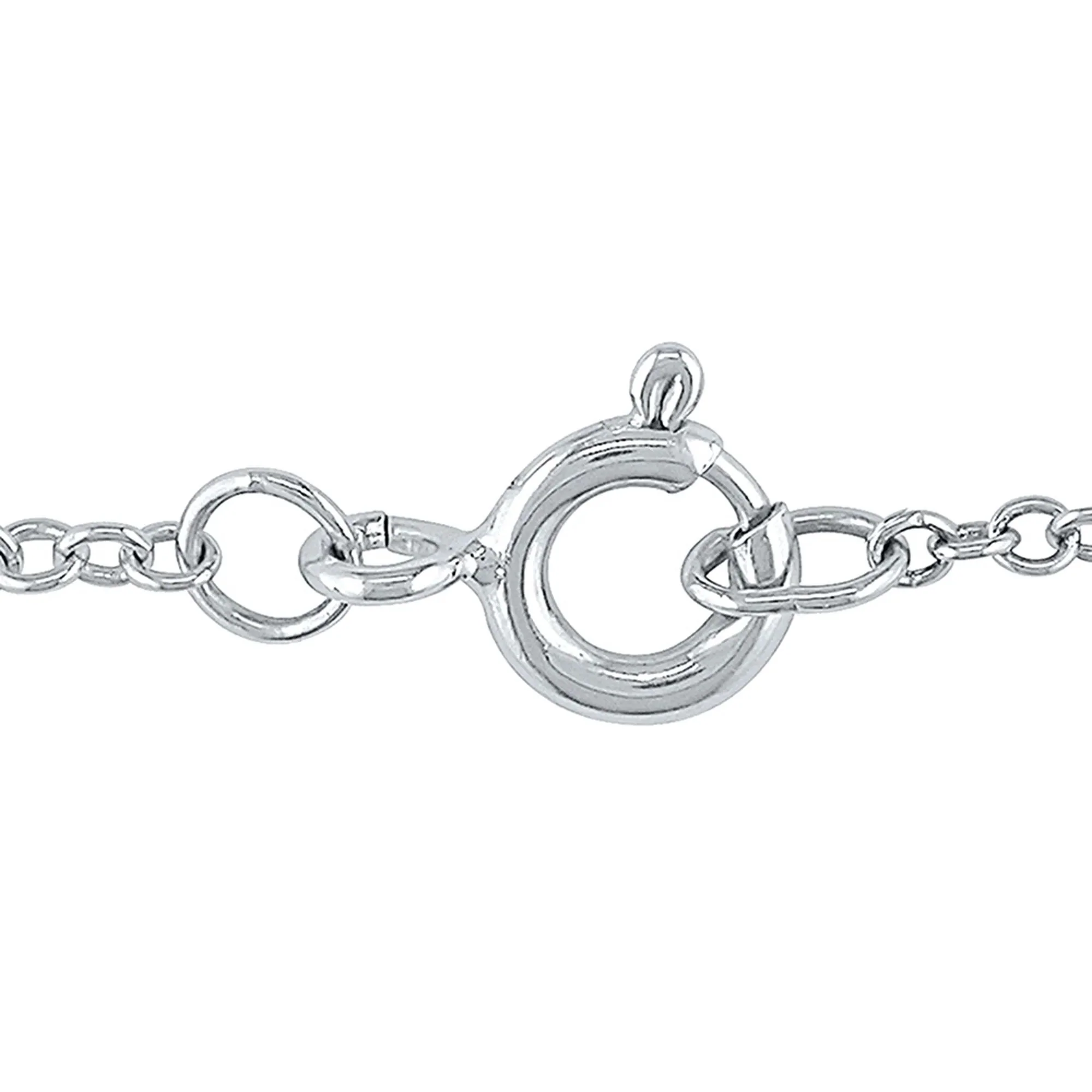 Music Note Pendant Necklace with Diamond Accents .925 Sterling Silver White Size 18" - Image 3