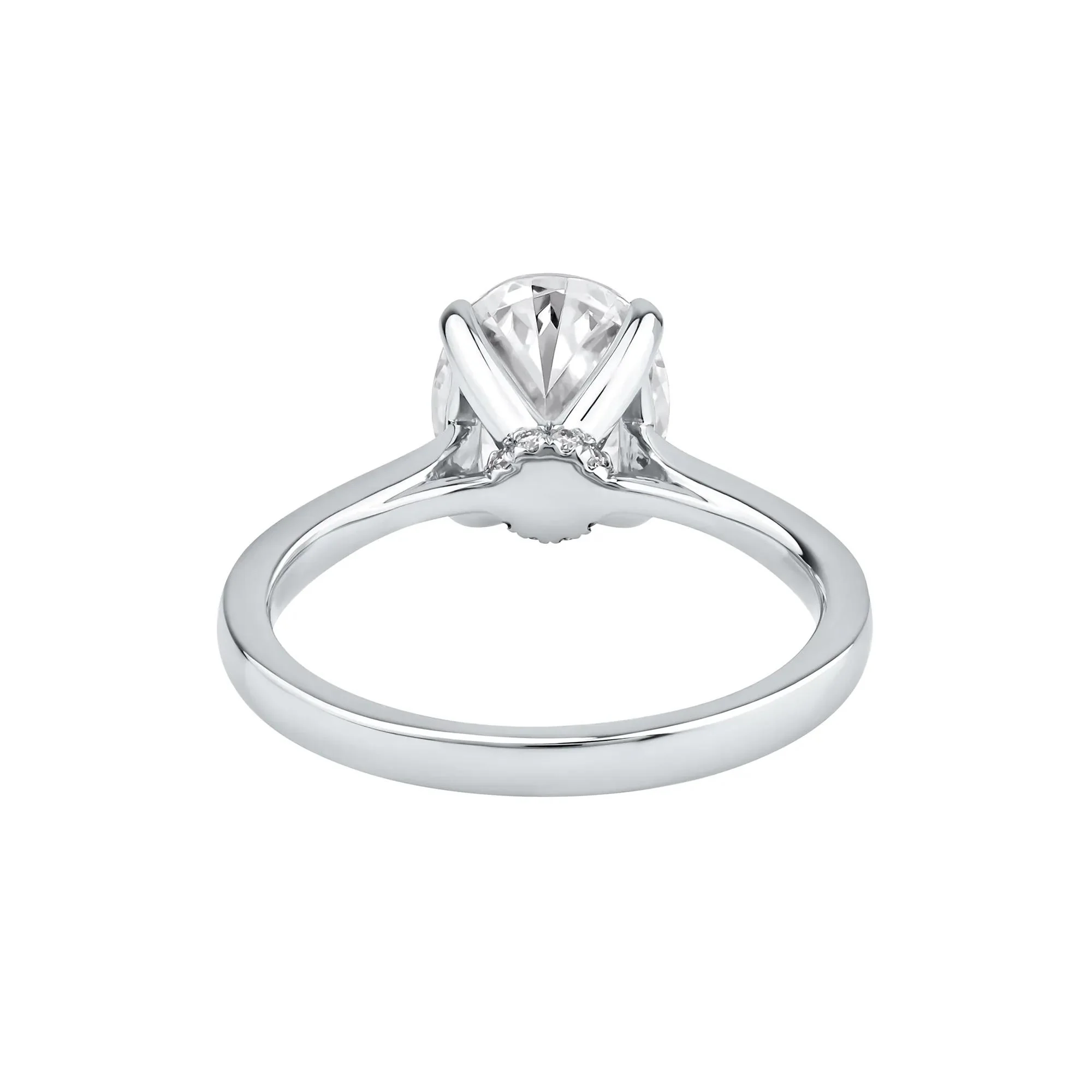 2 CT. Tw. Lab Grown Diamond Solitaire Engagement Ring Platinum Round Brilliant Cut White Size 6.5 - Image 5