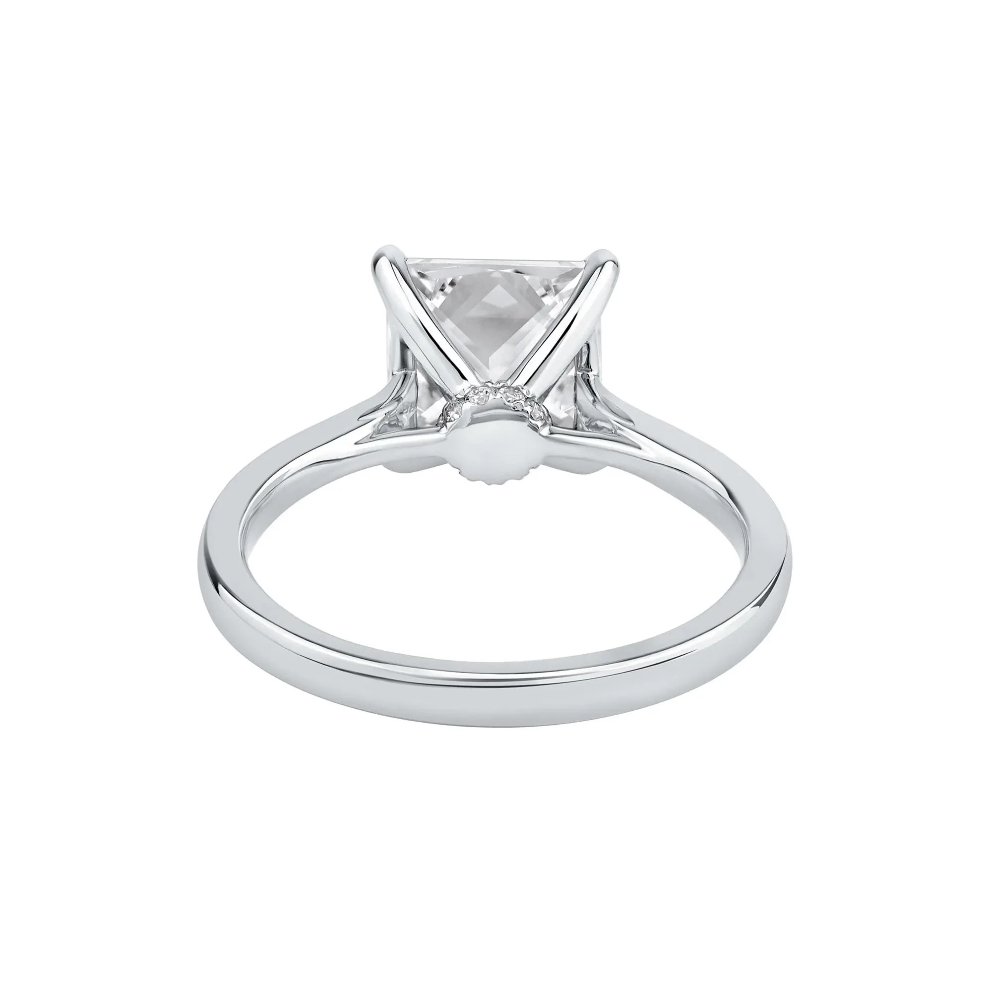 2 CT. Tw. Lab Grown Diamond Solitaire Engagement Ring Platinum Round Brilliant Cut White Size 10.5 - Image 5