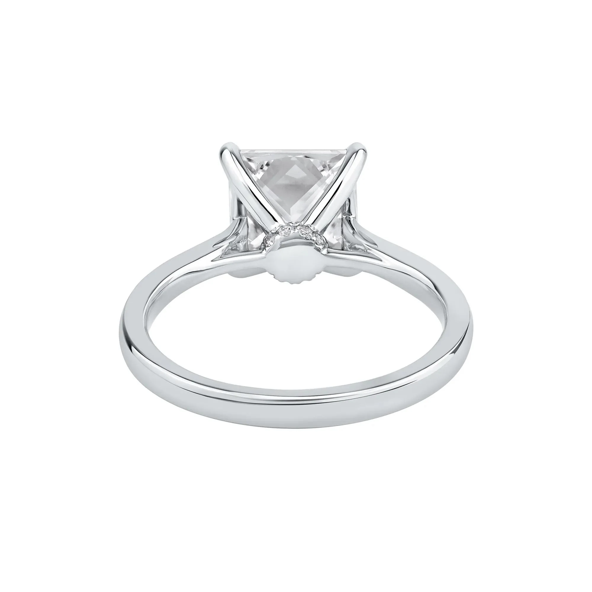 3 CT. Tw. Lab Grown Diamond Solitaire Engagement Ring Platinum Round Brilliant Cut White Size 11 - Image 5