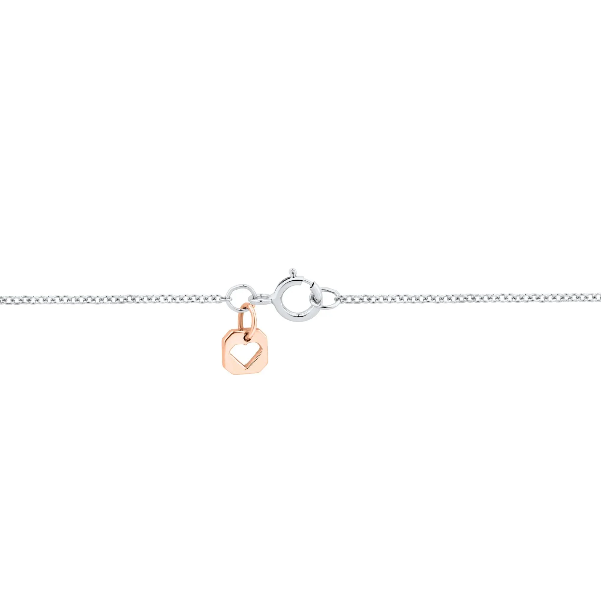 5/8 CT. Tw. Lab Grown Diamond Cross Pendant Necklace 14K White Gold Size 18.00mm - Image 3