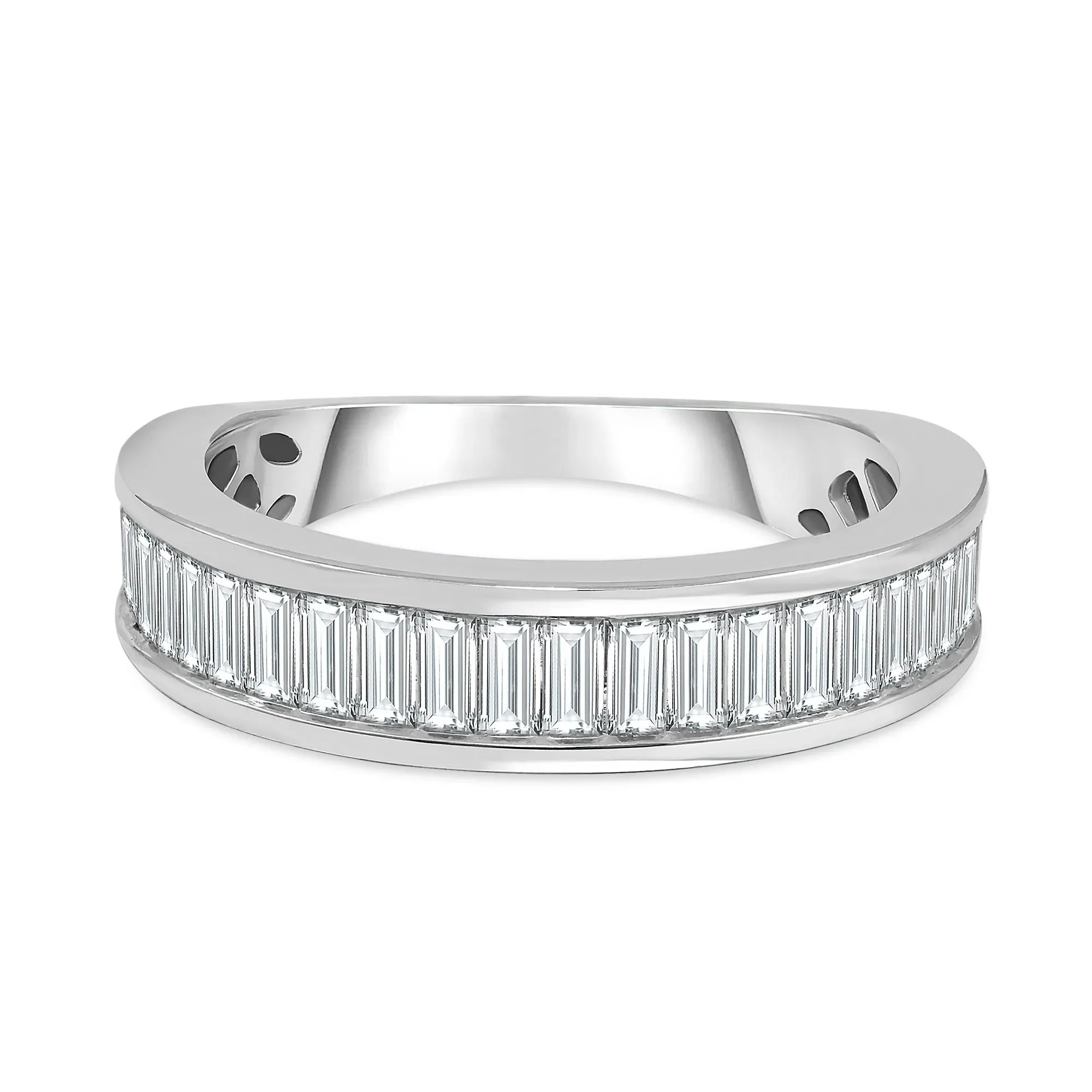 1 CT. Tw. Lab Grown Diamond Band Ring 14K White Gold Size 9