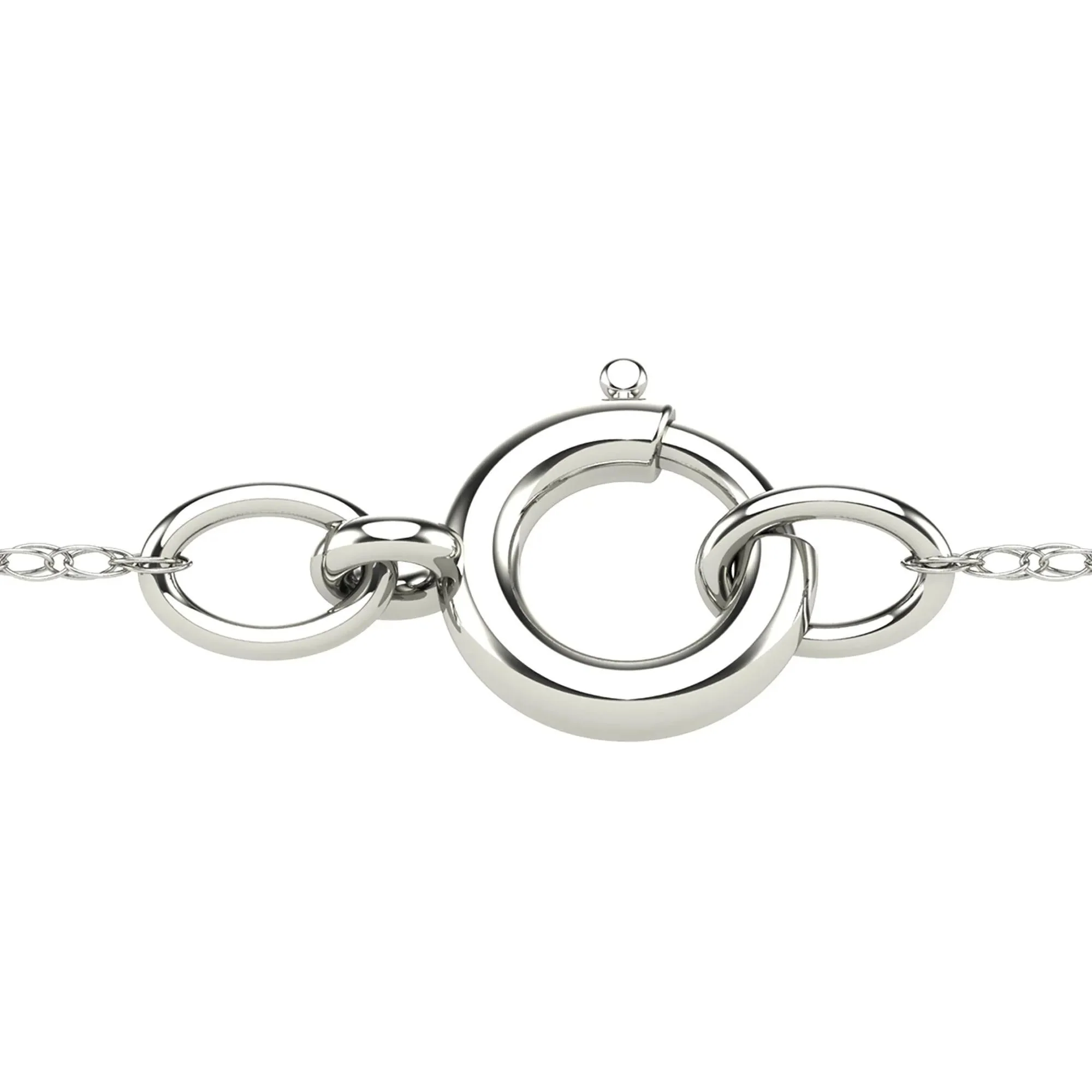 1/3 CT. Tw. Diamond Heart Pendant Necklace 10K White Gold Size 18" - Image 2
