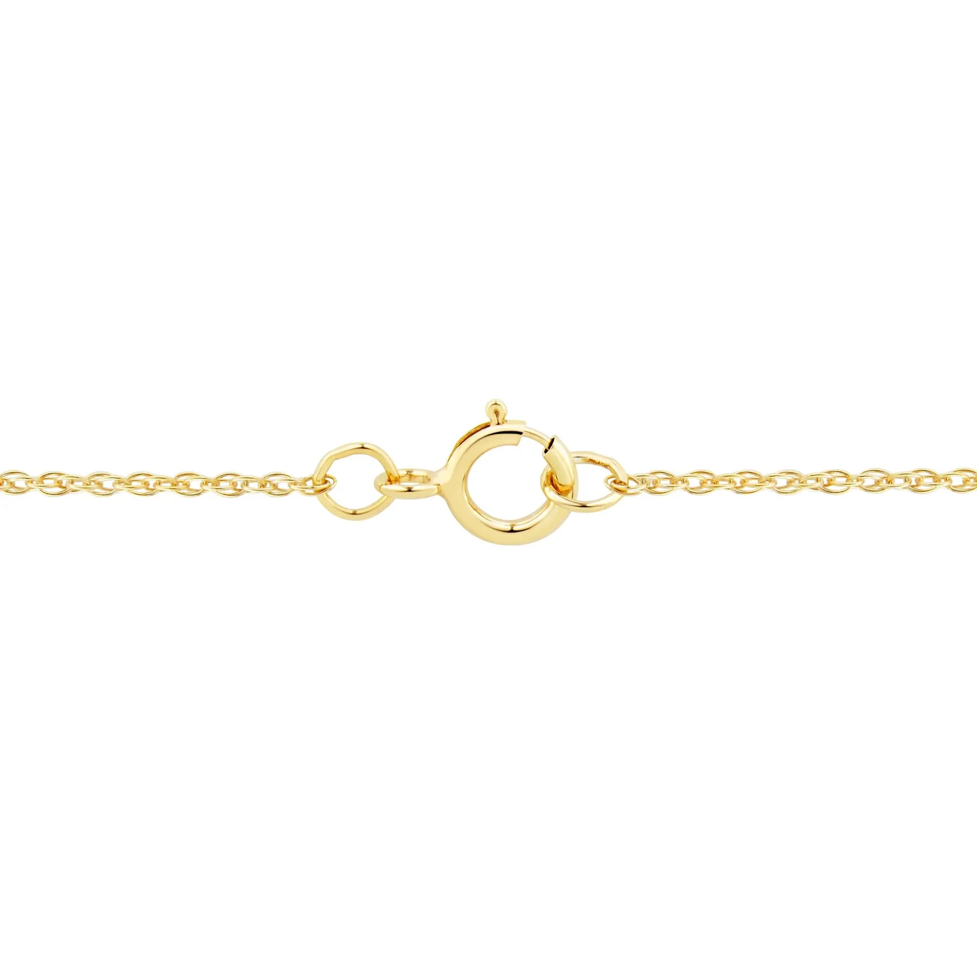 Freshwater Cultured Pearl and Diamond Accent Pendant Necklace 10K Yellow Gold Size 18" - Image 3