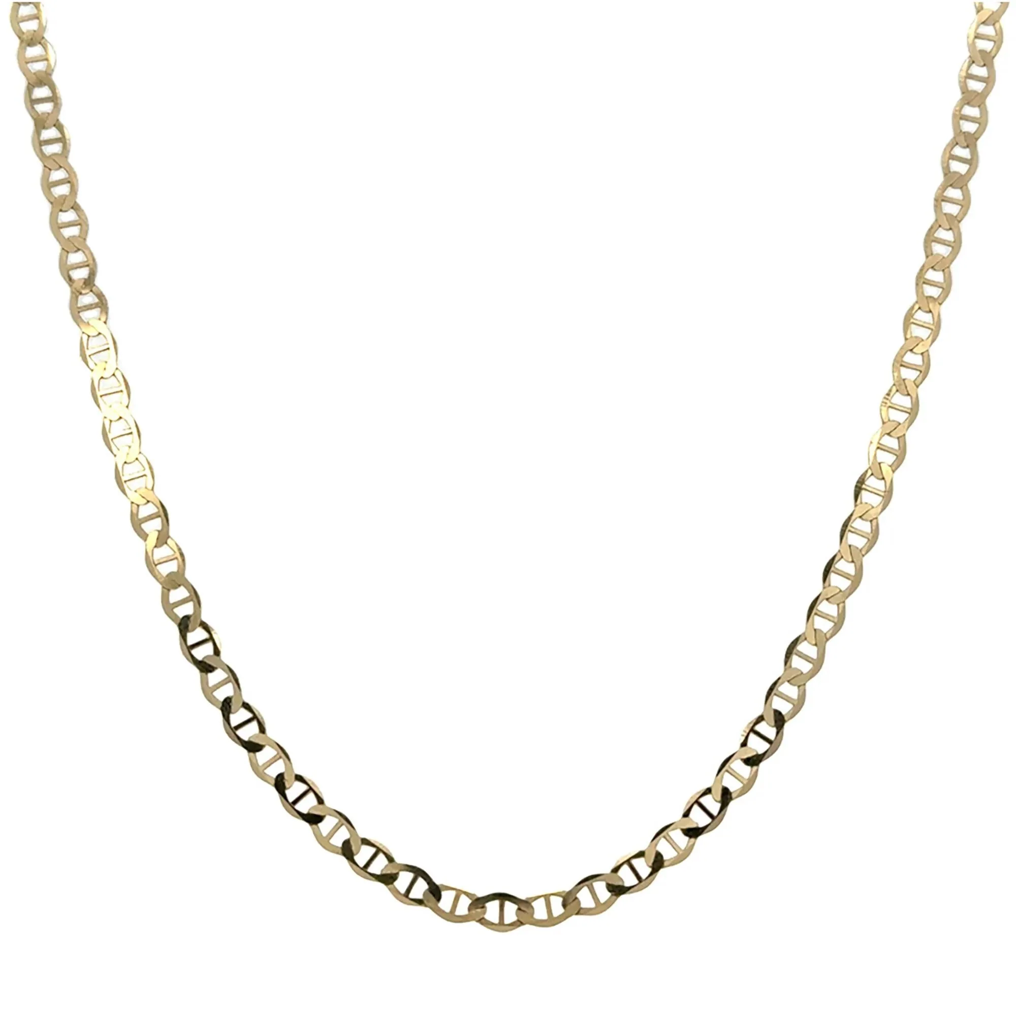 Mariner Chain Necklace 14K Yellow Gold Size 18"