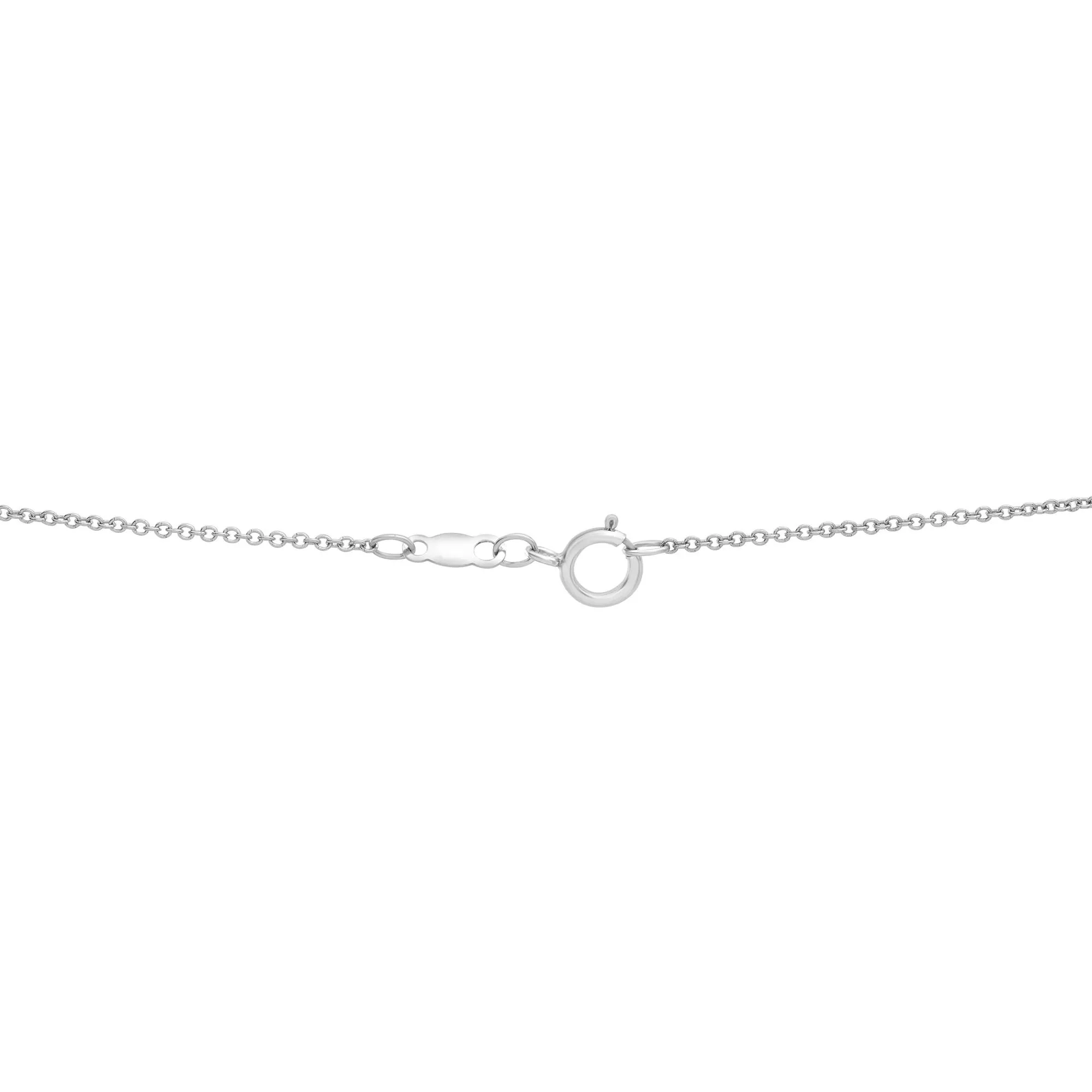 Freshwater Cultured Pearl and Diamond Accent Flower Pendant Necklace .925 Sterling Silver White Size 18"