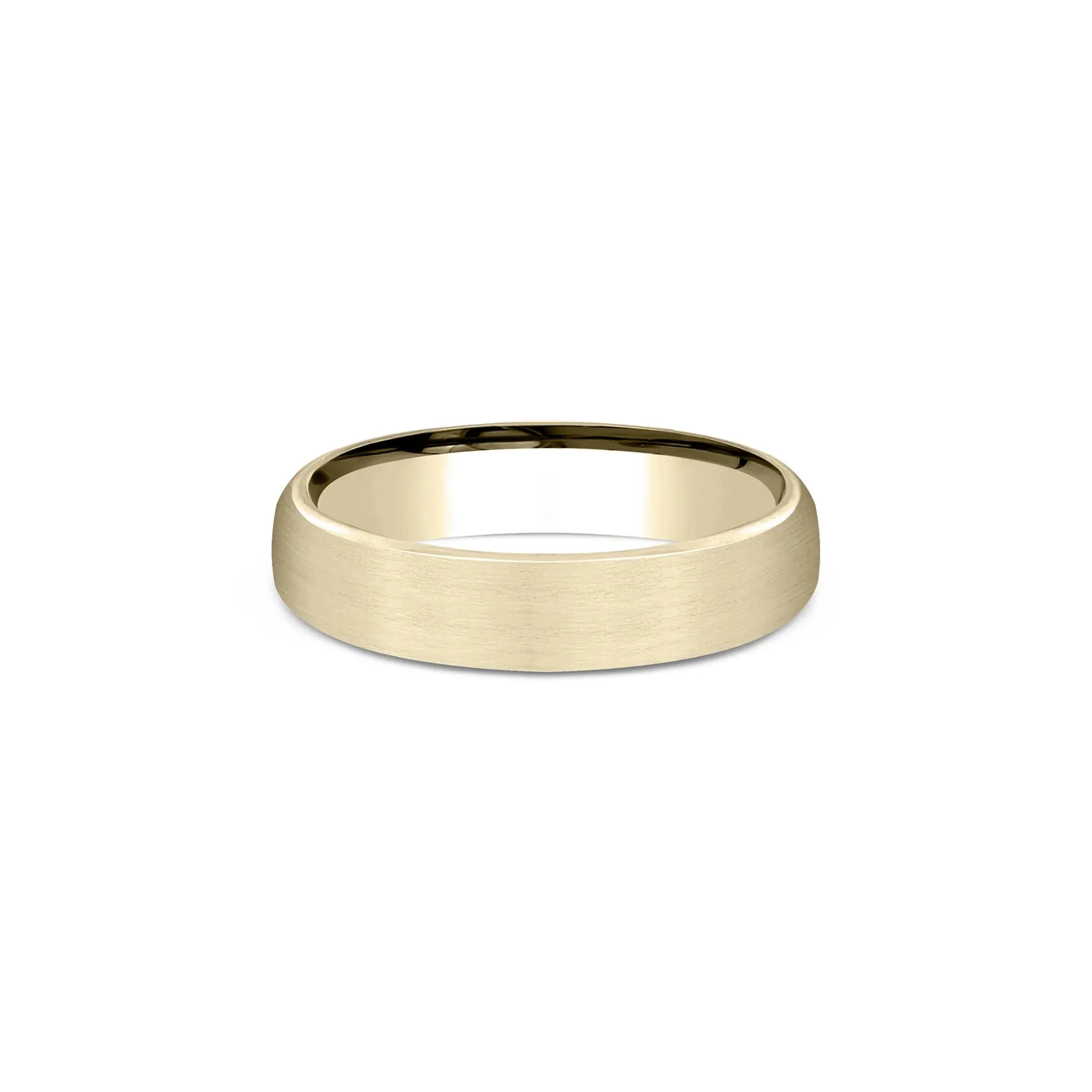 Wedding Band Ring 14K Yellow Gold Size 11 4.5mm