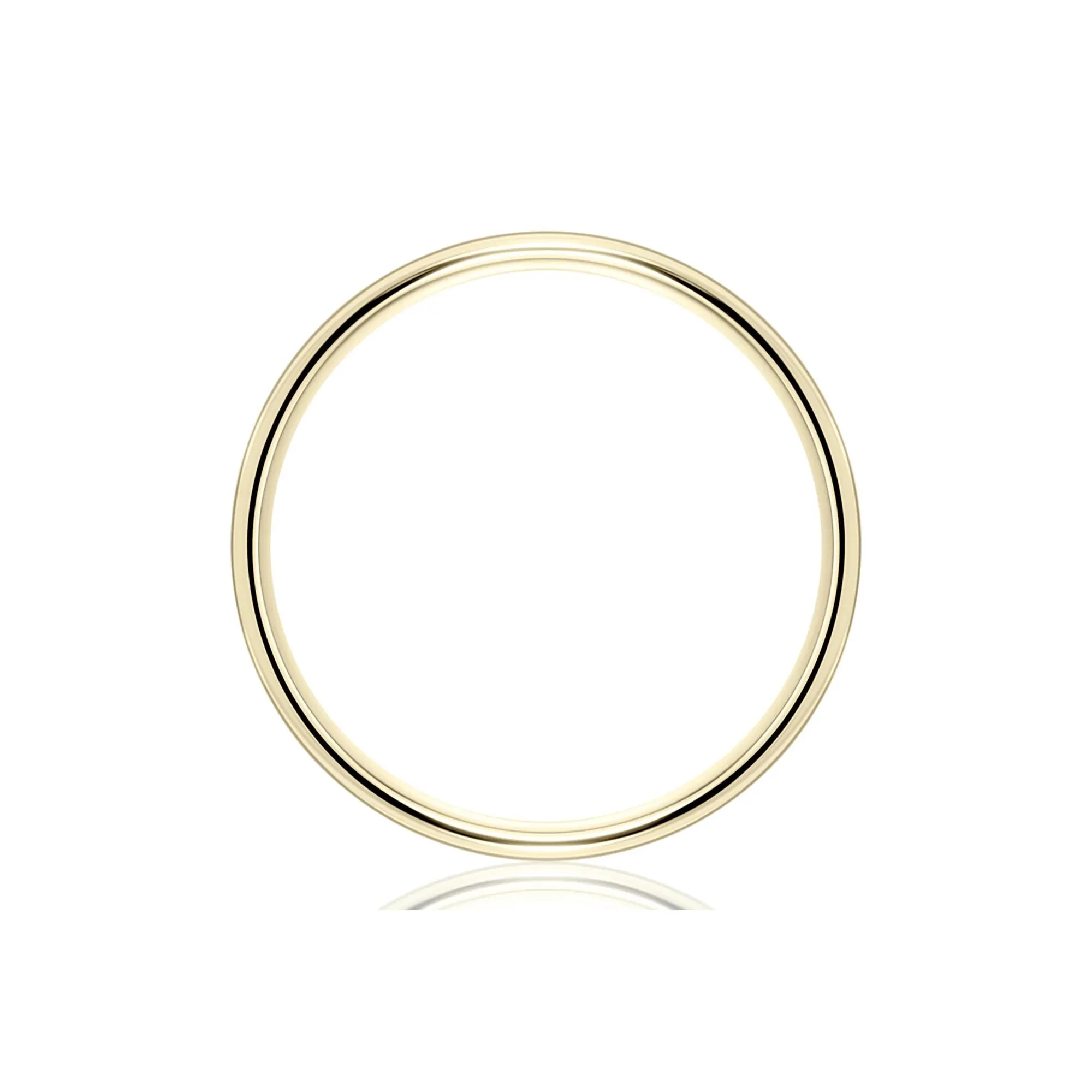 Wedding Band Ring 14K Yellow Gold Size 13.5 4.5mm - Image 2