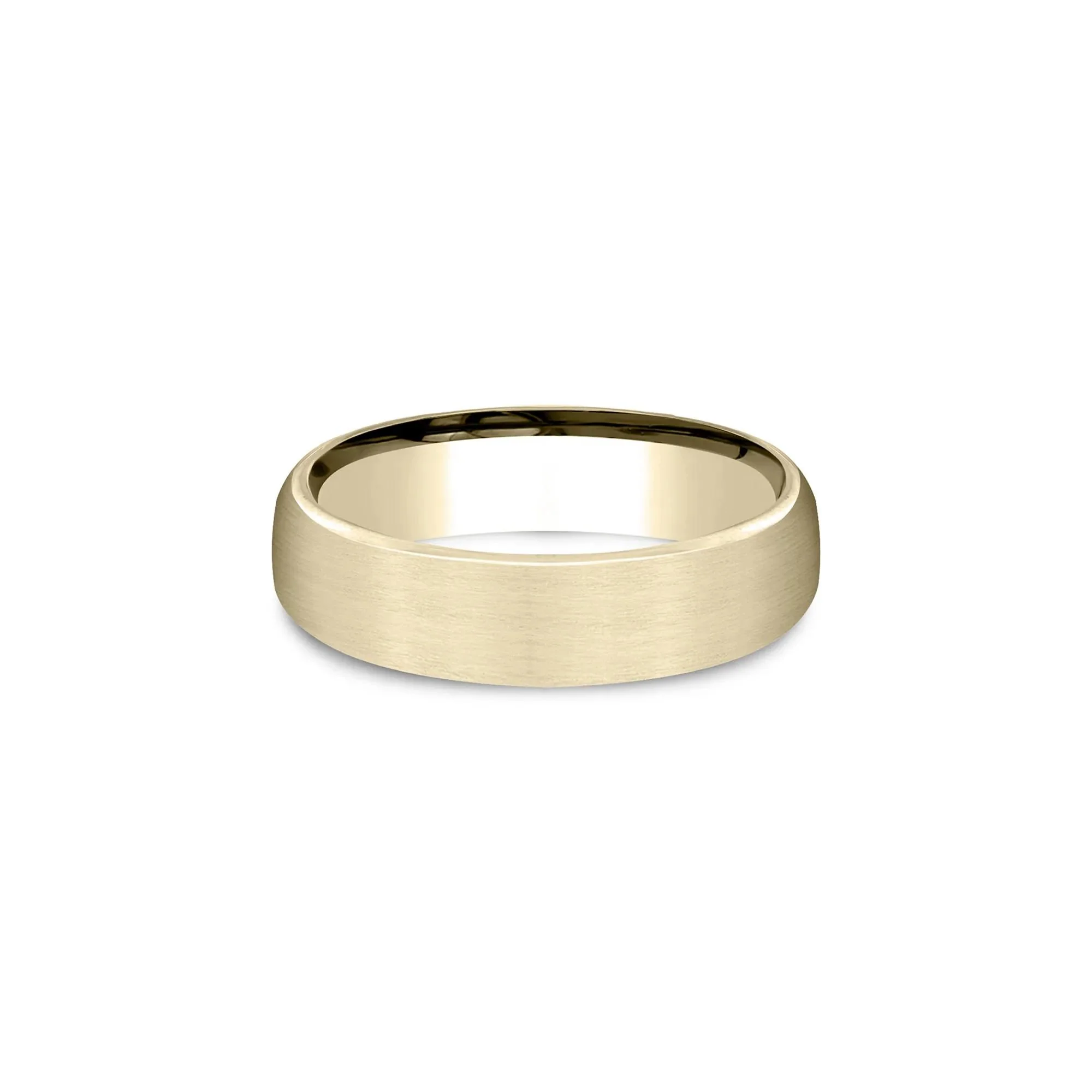 Wedding Band Ring 14K Yellow Gold Size 9 5.5mm