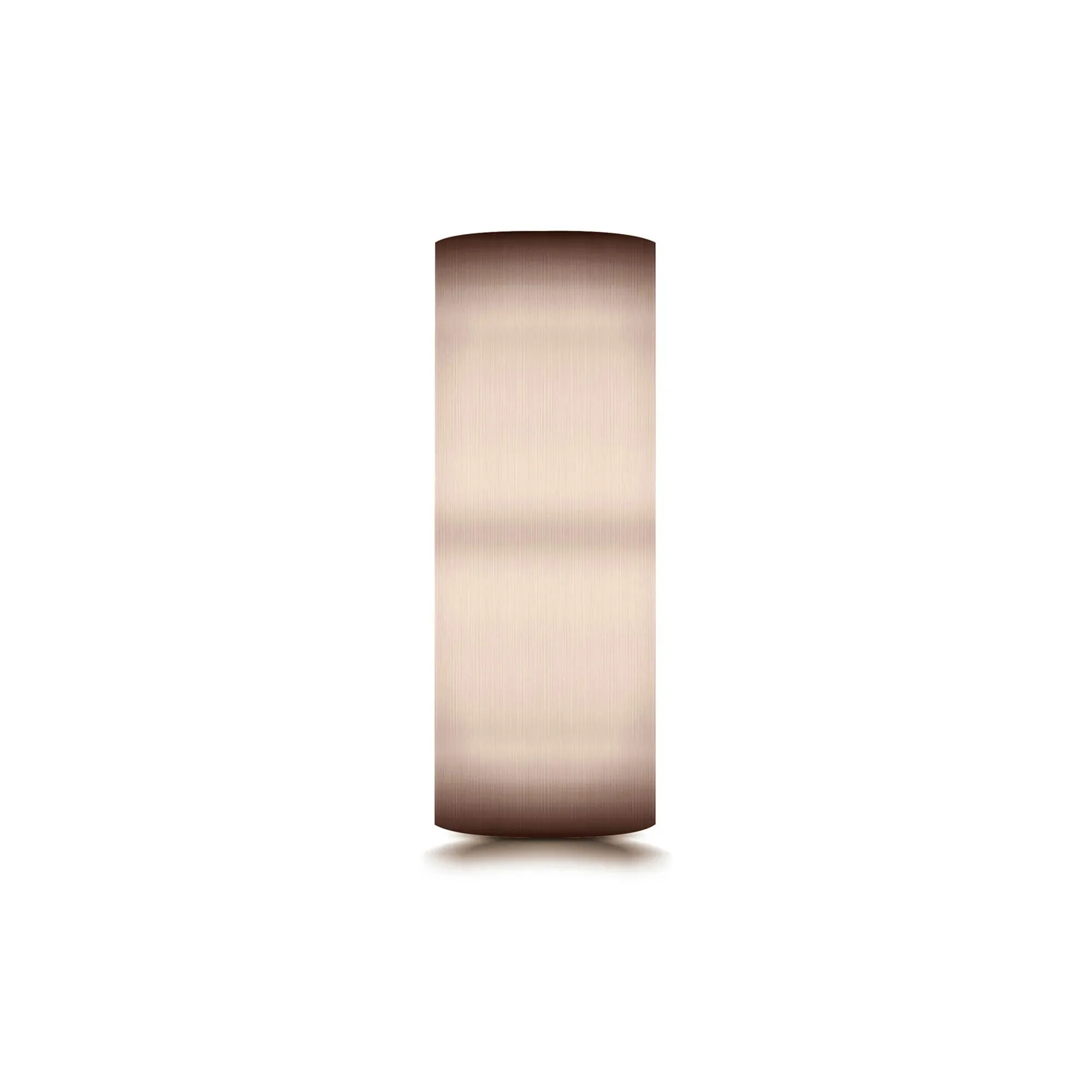 Wedding Band Ring 14K Rose Gold Size 10 7.5mm - Image 3