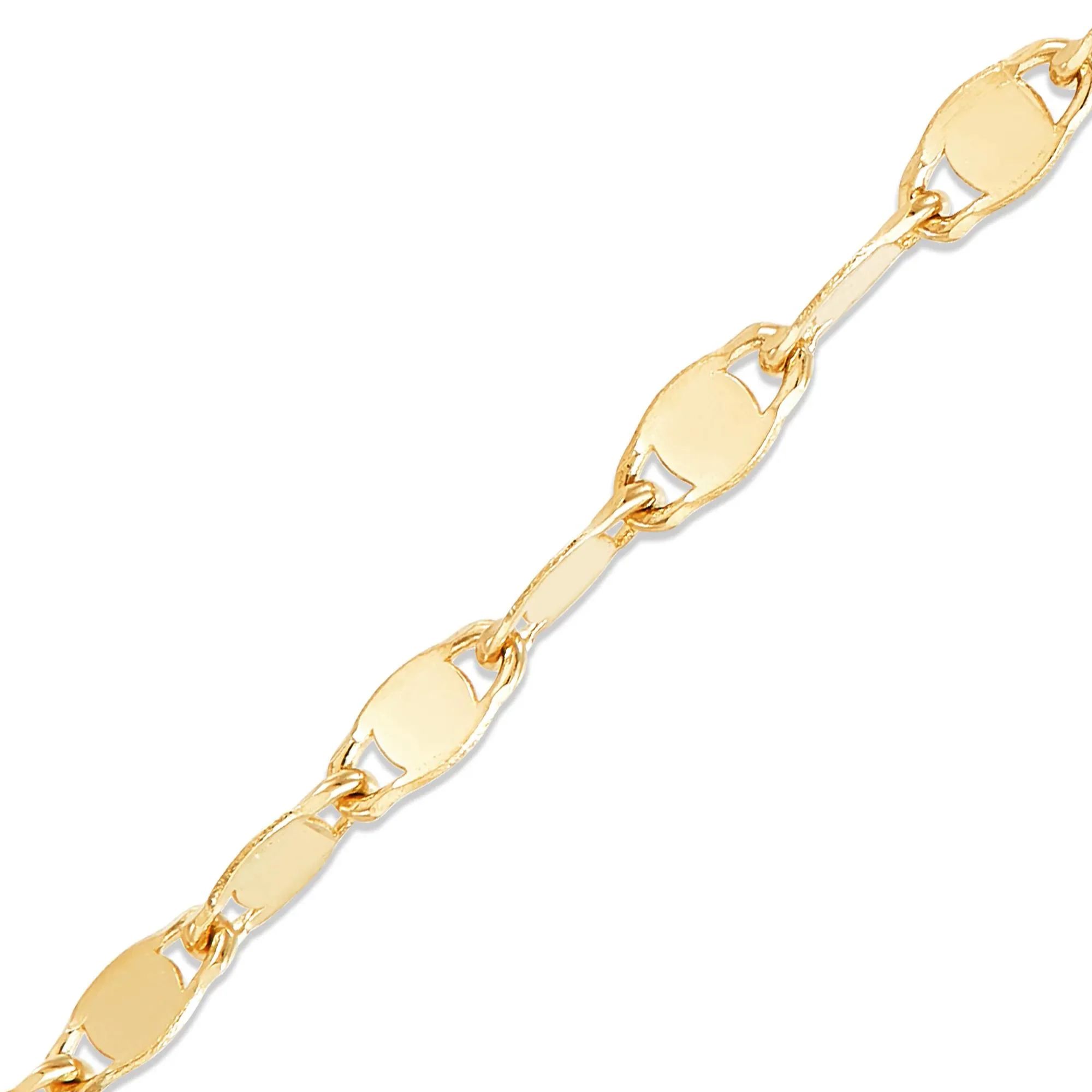 Valentino Chain 14K Yellow Gold. Necklace Size 18" - Image 2