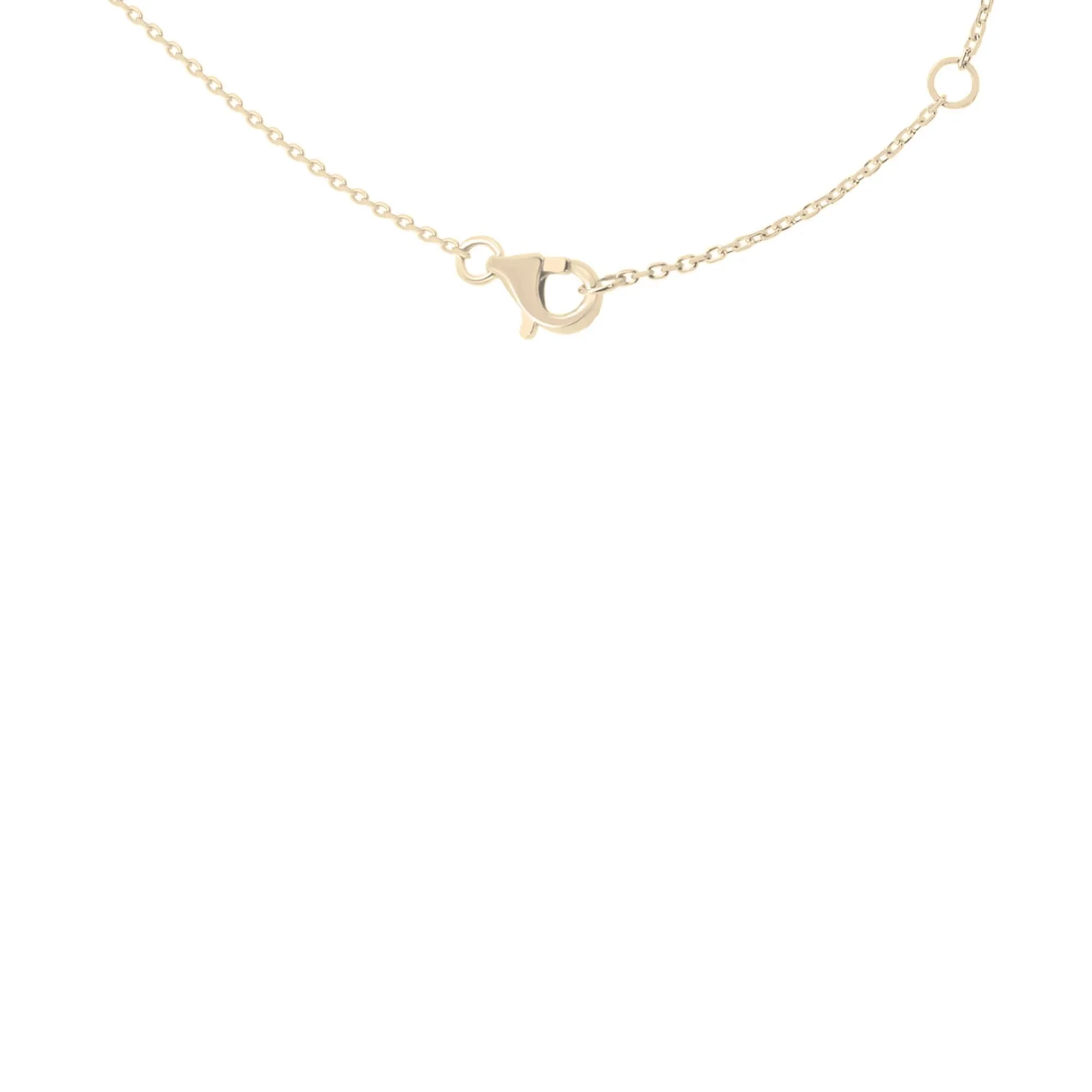 1/4 CT. Tw. London Blue Topaz and Diamond Pendant Necklace 10K Yellow Gold Size 18"