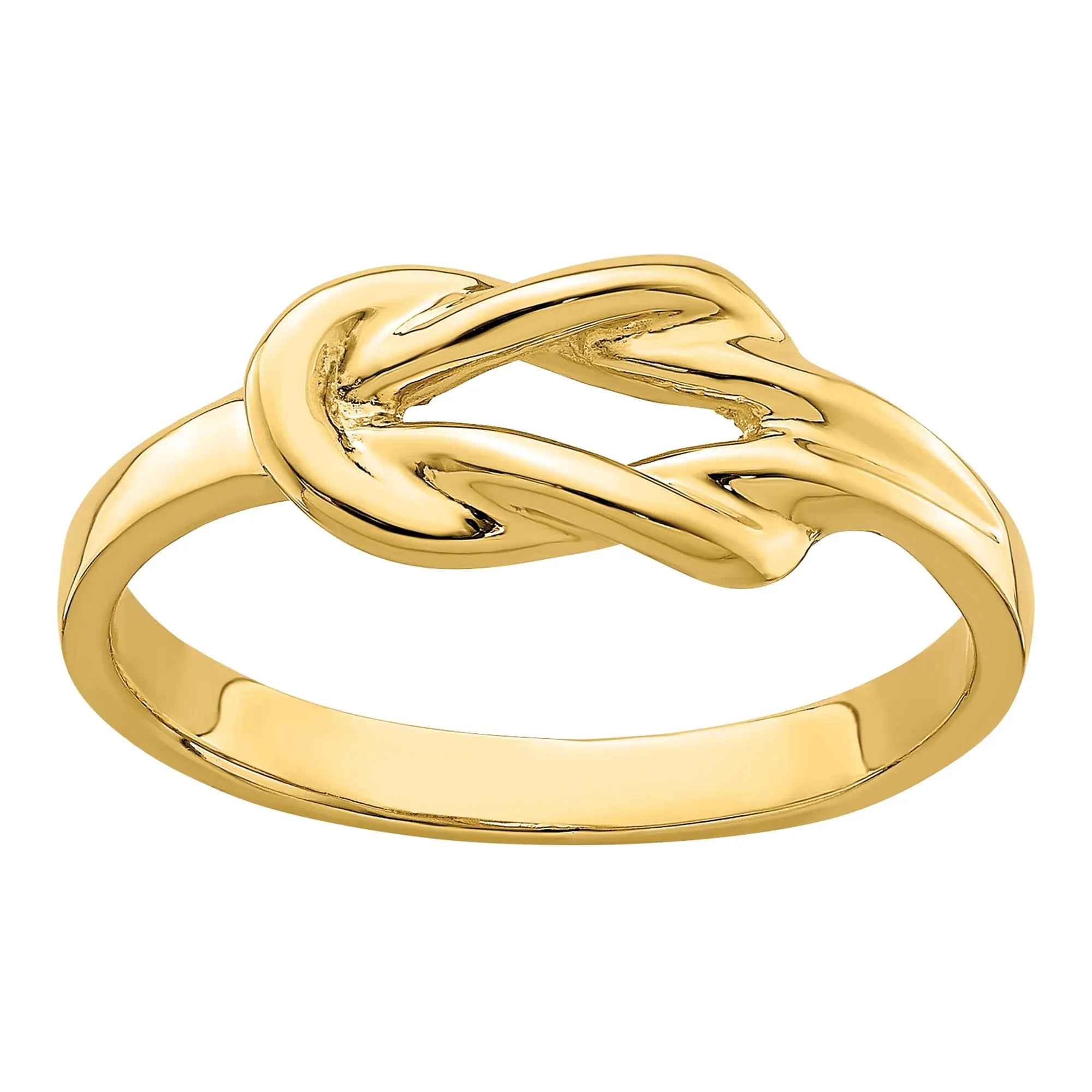 Knot Ring 14K Yellow Gold Size 10