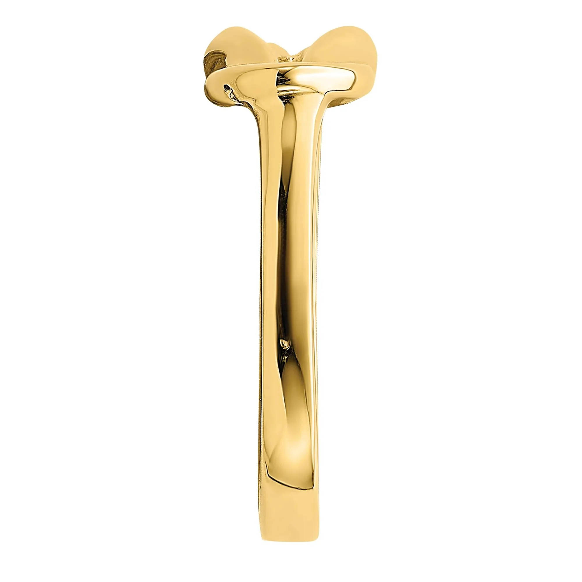 Knot Ring 14K Yellow Gold Size 9.5 - Image 2