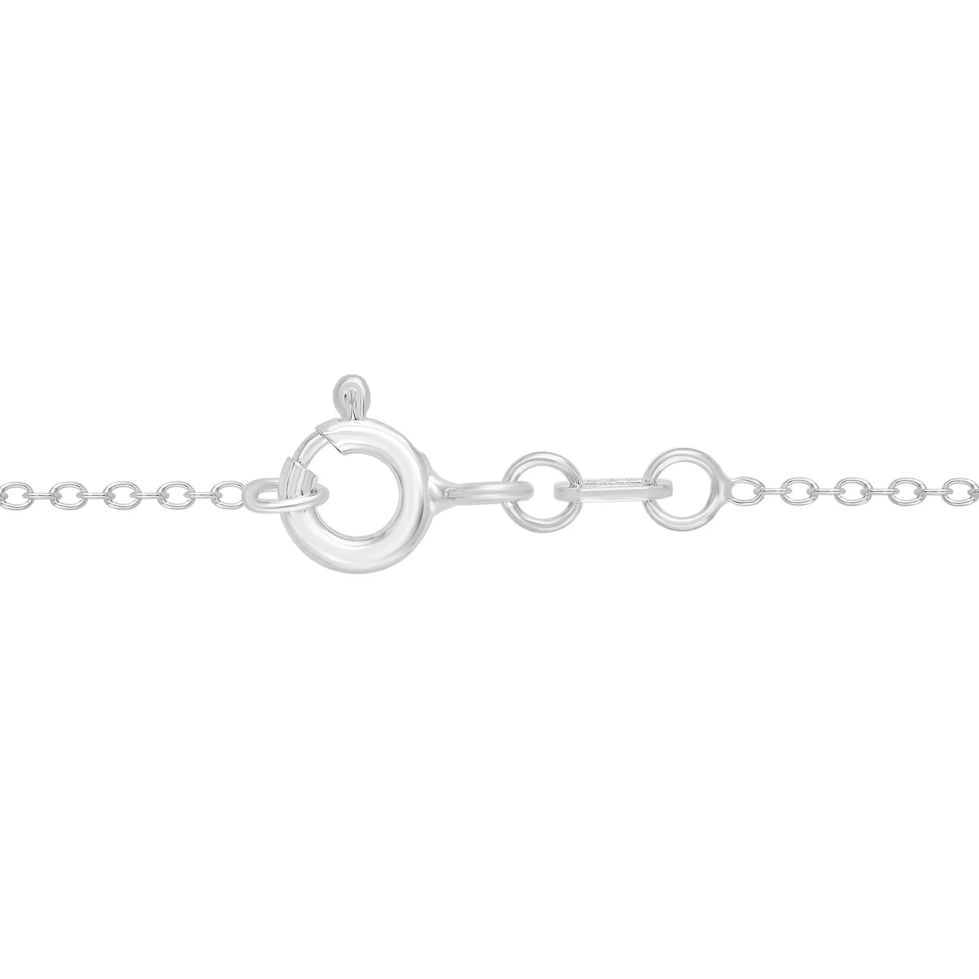 1/2 CT. Tw. Diamond Necklace 10K White Gold Size 16" - Image 3