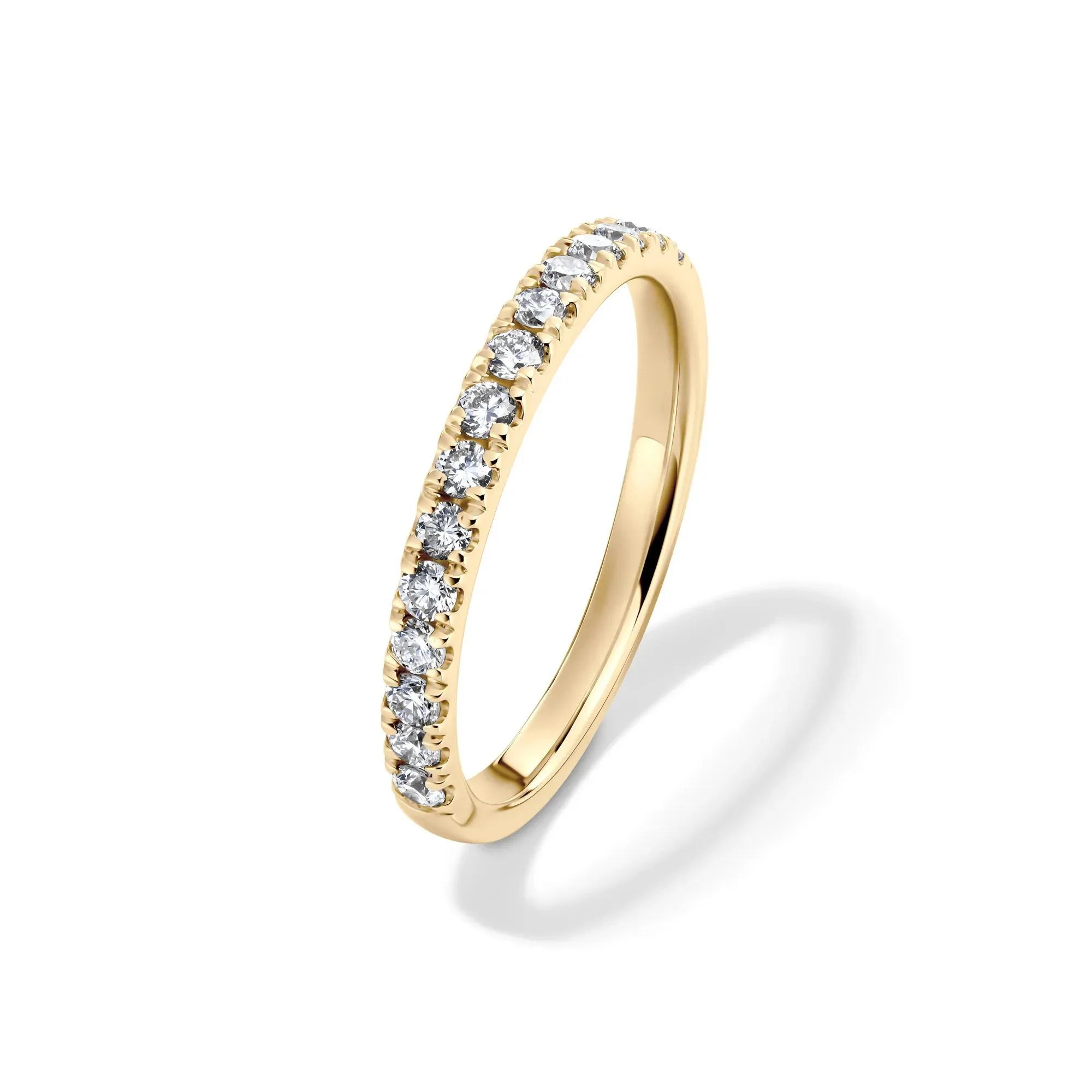5 CT. Tw. Lab Grown Diamond Elongated Cushion Bridal Set 14K Yellow Gold Ring Size 8.5 2mm - Image 5