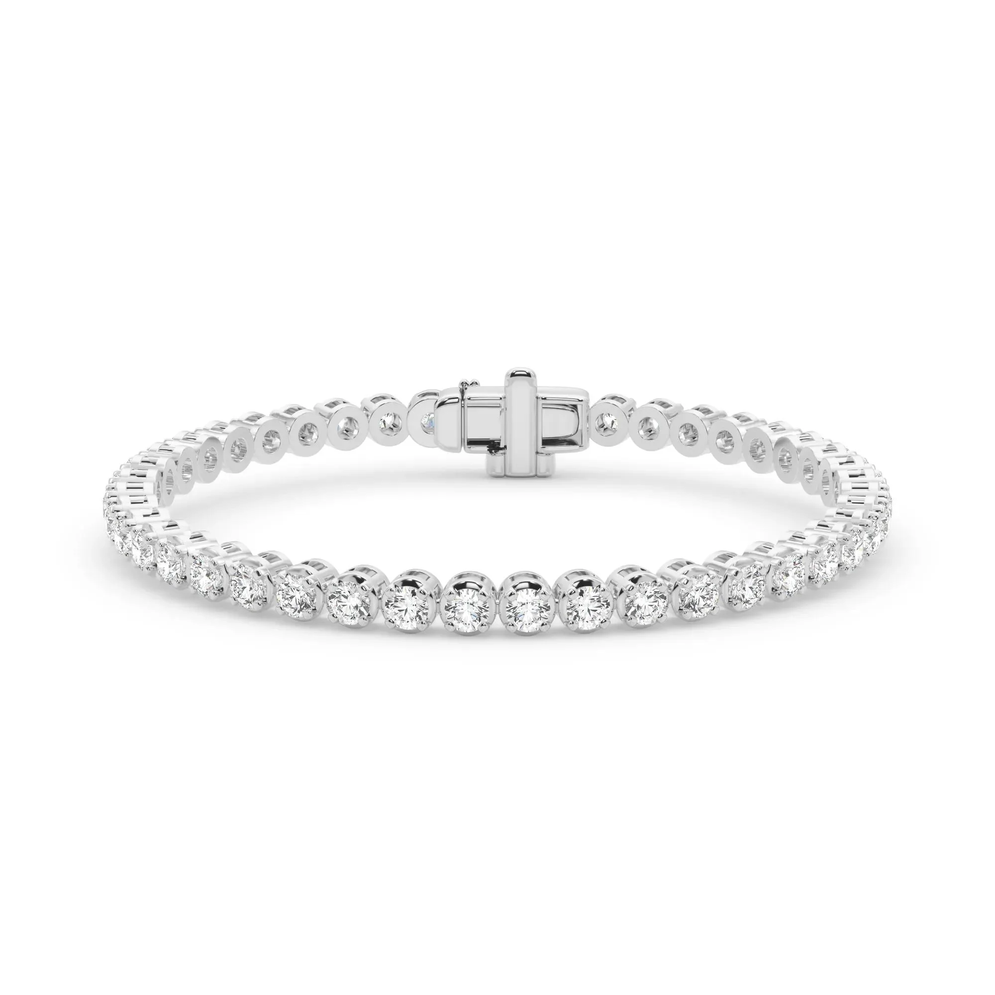 10 3/8 CT. Tw. Diamond Tennis Bracelet 10K White Gold Size 7.5"